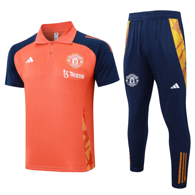 24-25 Manchester United High Quality Polo Tracksuit
