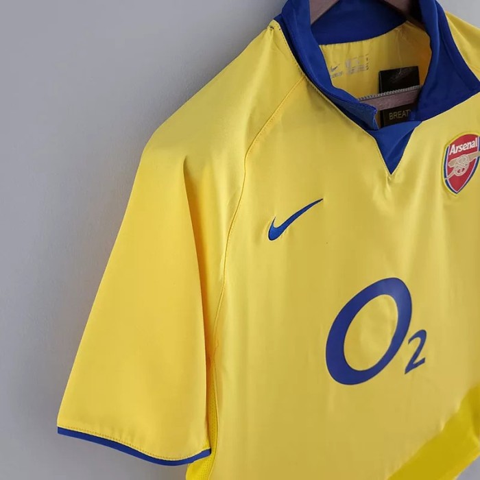 2003-2005 Arsenal Away Retro Soccer Jersey