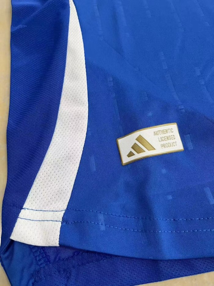 2024 Italy European Cup Home Player Version Kids Soccer Jersey