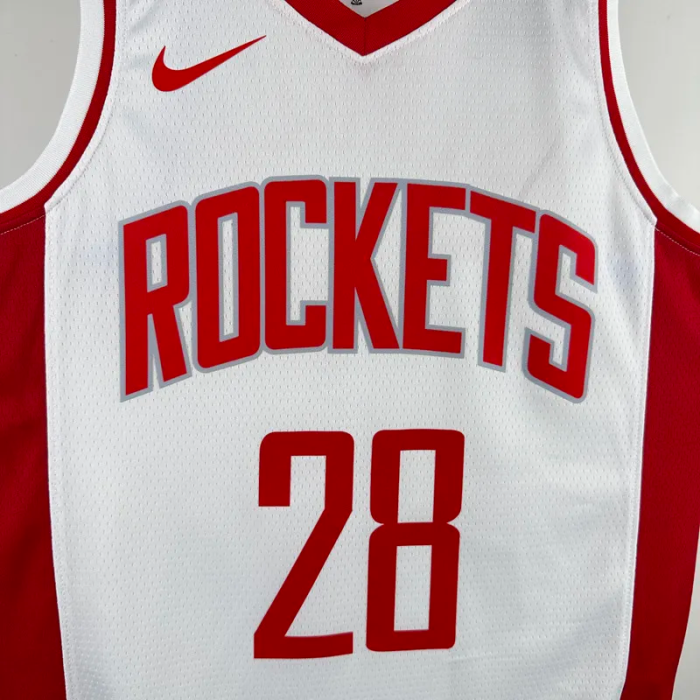 22-23 ROCKETS SWNGUN #28 White City Edition Home Top Quality Hot Pressing NBA Jersey