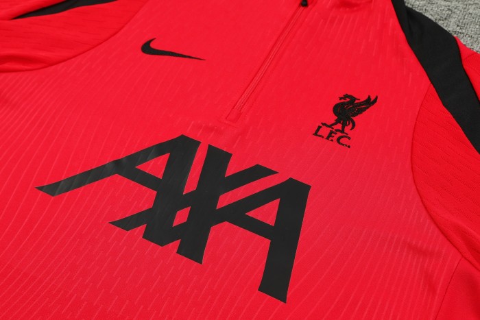 24-25 Liverpool High Quality Half Pull Tracksuit