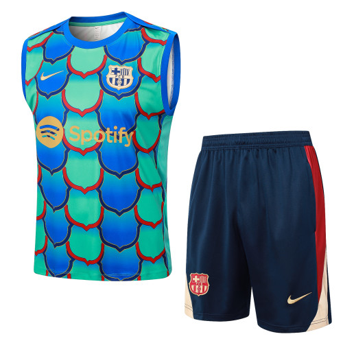 24-25 Barcelona High Quality Tank Top And Shorts Suit