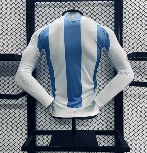 2024 Argentina Home Long sleeves Player Version Soccer Jersey