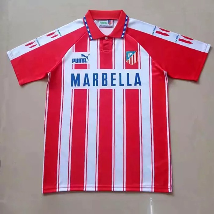 1994-1995 Atlético Madrid Home Retro Soccer Jersey