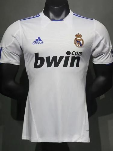 2010-2011 Real Madrid Home Player Version Retro Soccer Jersey 球员