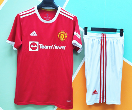 21-22 Manchester United Home Adult Suit