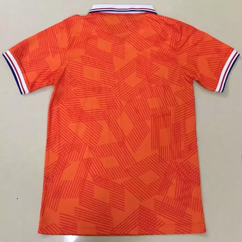 1991-1992  Netherlands Home Retro Soccer Jersey