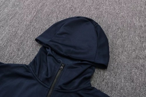 22-23 Barcelona Dark blue Hoodie Jacket Tracksuit#F399