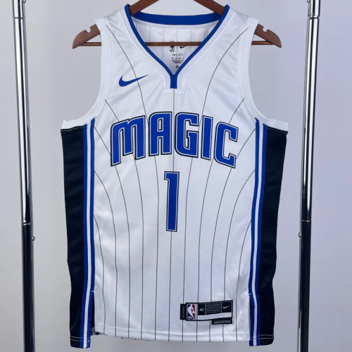 22-23 Magic McGRADY #1 White Top Quality Hot Pressing NBA Jersey