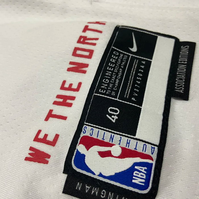 22-23 Raptors CARTER #15 White Top Quality Hot Pressing NBA Jersey
