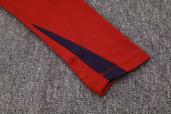 24-25 England High Quality Half Pull Tracksuit 