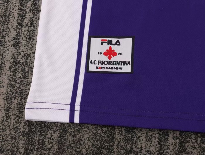 1999-2000 Fiorentina Home Retro Kids Soccer Jersey