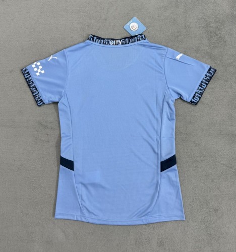 24-25 Manchester City Home Women Fans Soccer Jersey