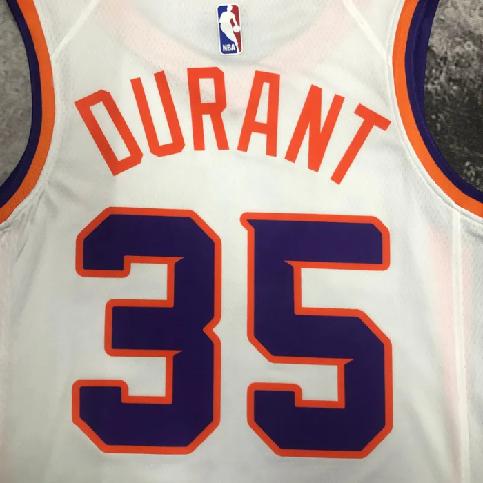 SUNS DURANT #35 White Top Quality Hot Pressing NBA Jersey
