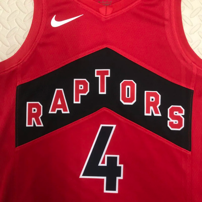 22-23 Raptors BARNES #4 Red Top Quality Hot Pressing NBA Jersey