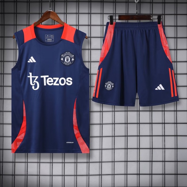24-25 Manchester United High Quality Tank Top And Shorts Suit