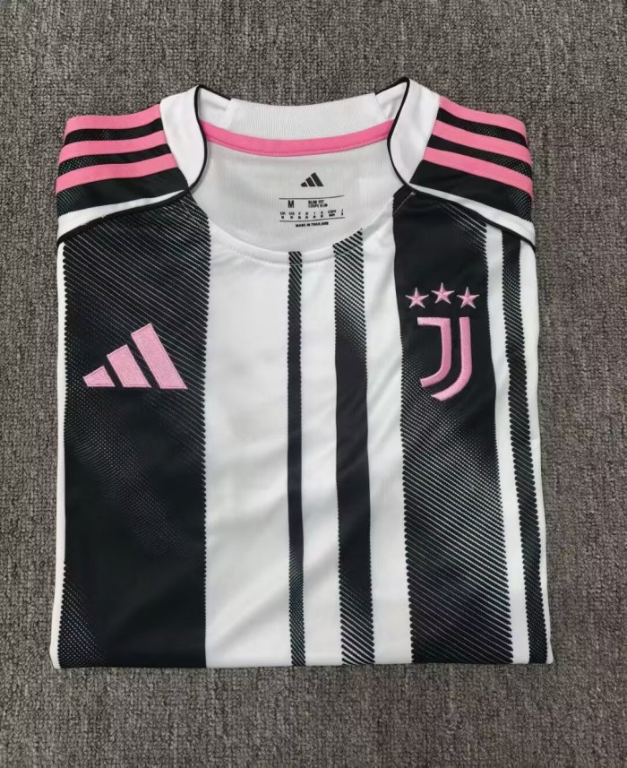 25-26 Juventus Home Fans Soccer Jersey