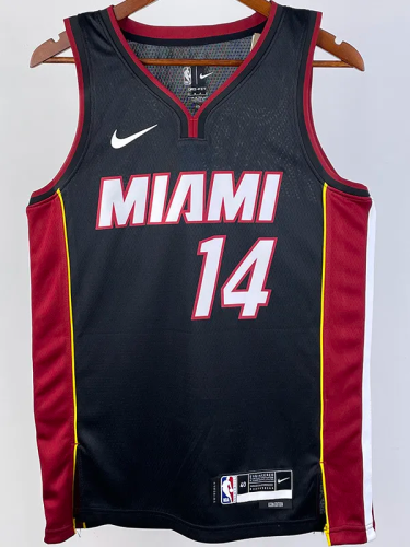 22-23 HEAT HERRO #14 Black Top Quality Hot Pressing NBA Jersey