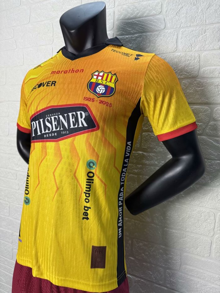2025 Barcelona Yellow Special Edition Player Version Training Shirts