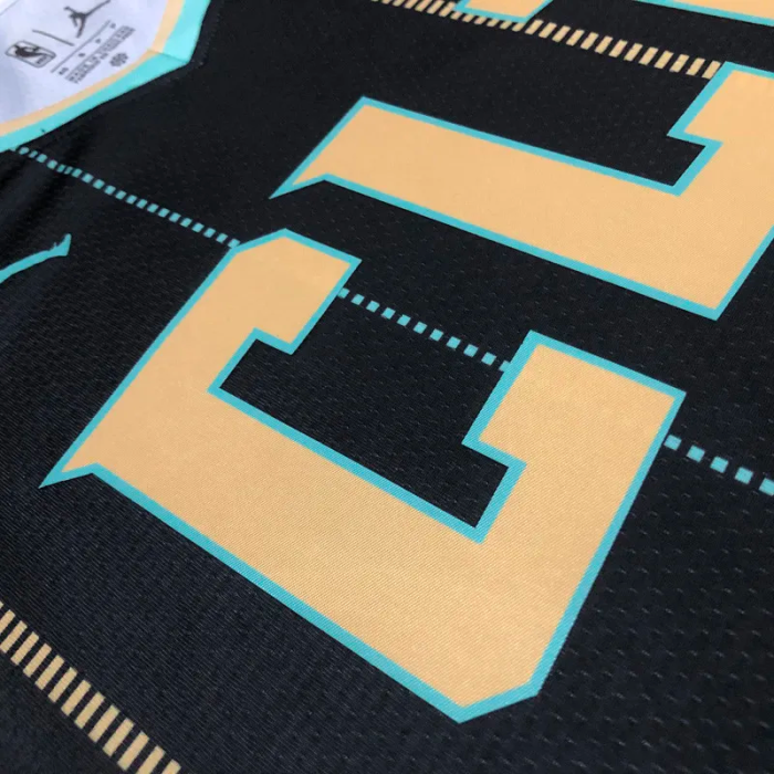 22-23 HORNETS BALL #1 Black City Edition Top Quality Hot Pressing NBA Jersey