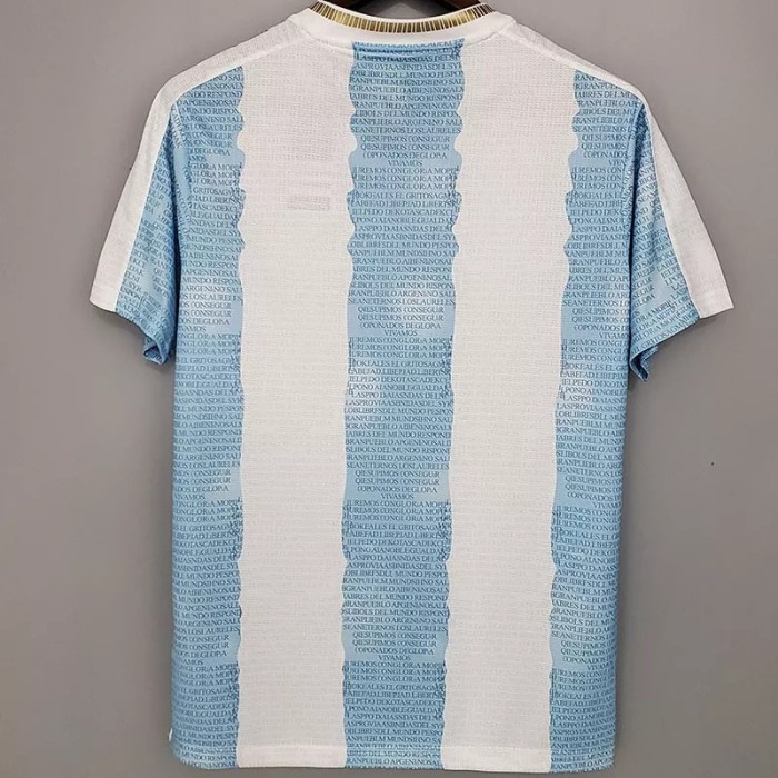 21-22 Argentina Home Maradona Commemorative Edition Soccer Jersey