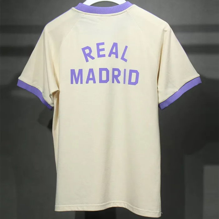 24-25 Real Madrid Beige Training shirts (High Quality)