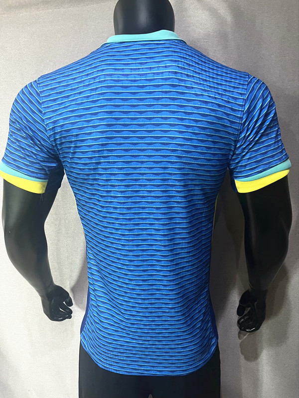 2024 Brazil Away Player Version Soccer Jersey