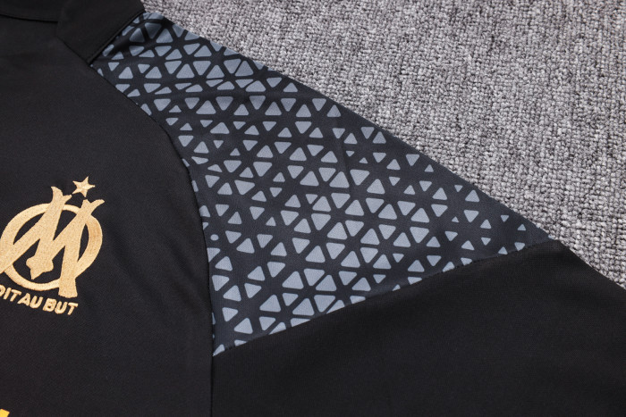 23-24 Marseille High Quality Half Pull Tracksuit