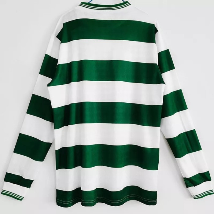 1987-1988 Celtic Home Long Sleeve Retro Soccer Jersey