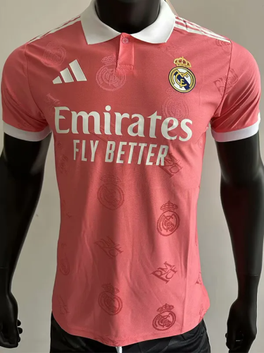 25-26 Real Madrid Pink Special Edition Player Version Training Shirts