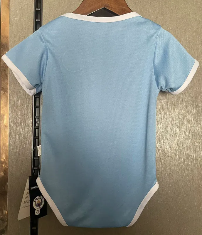 25-26 Manchester City Home Baby Infant Crawl Suit