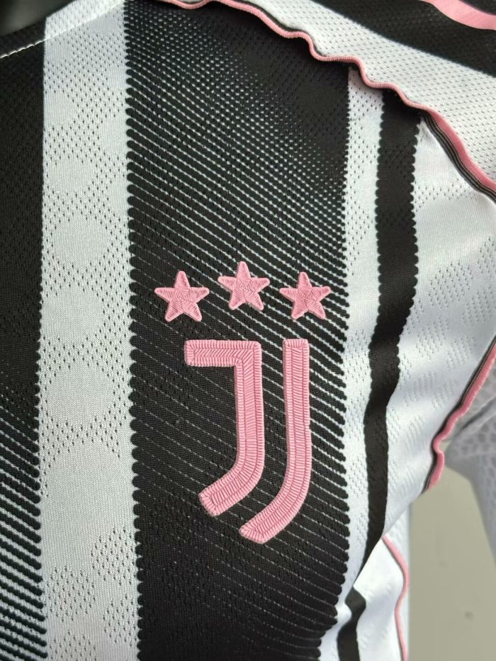 25-26 Juventus Home Long sleeves Player Version Soccer Jersey