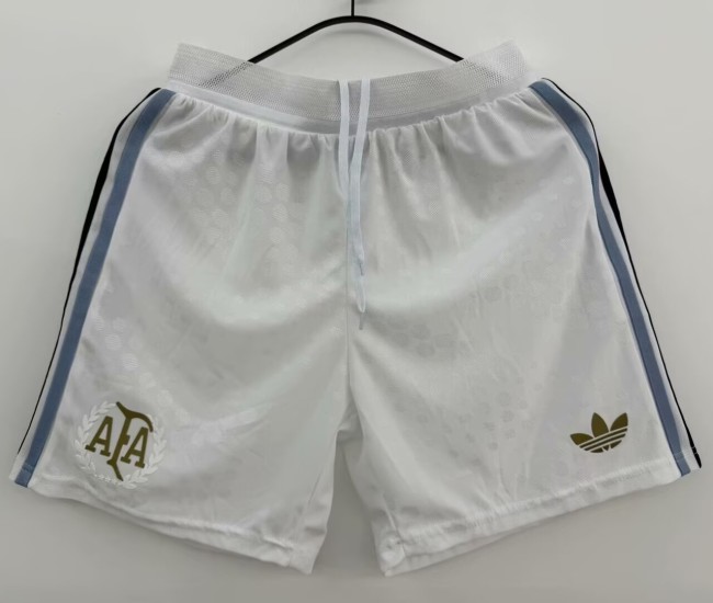 24-25 Argentina White Player Version Shorts Pants