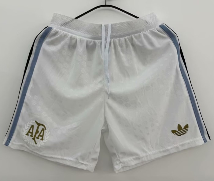 24-25 Argentina White Player Version Shorts Pants