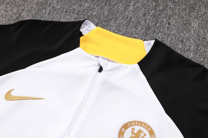 23-24 Chelsea High Quality Half Pull Tracksuit