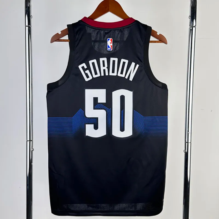 23-24 Nuggets GORDON #50 Black City Edition Top Quality Hot Pressing NBA Jersey