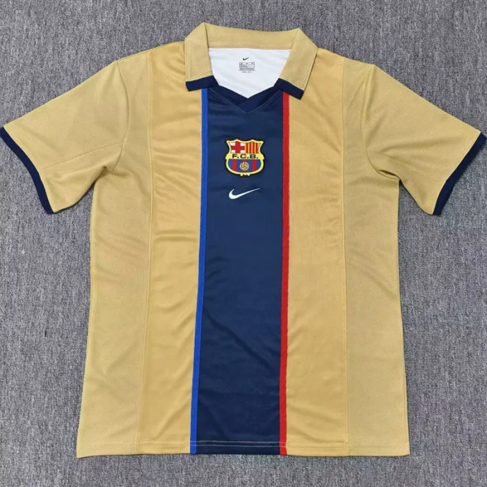 25-26 Barcelona Yellow Joint Edition Cactus Jack #2 BarcelonaCA Fans Soccer Jersey