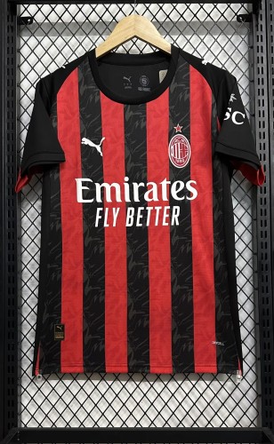 25-26 AC Milan Home Fans Soccer Jersey