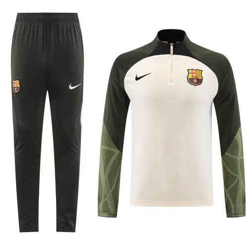 23-24 Barcelona High Quality Half Pull Tracksuit