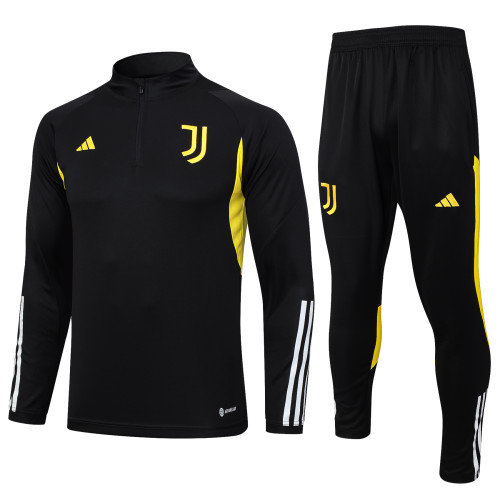 23-24 Juventus High Quality Half Pull Tracksuit