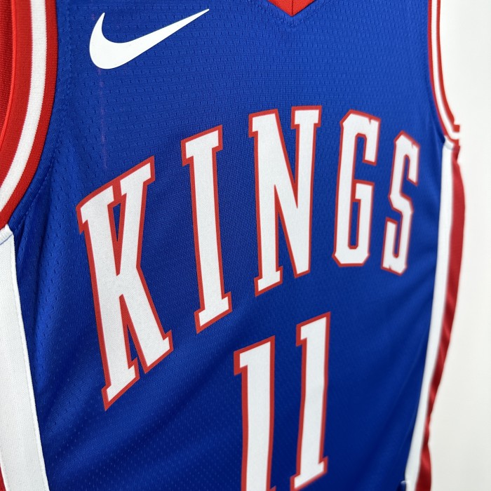 24-25 Kings SABONIS #11 Blue City Edition Top Quality Hot Pressing NBA Jersey