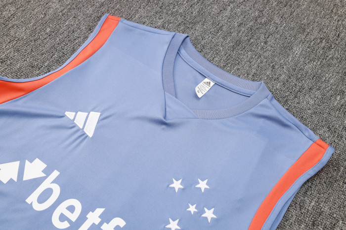 24-25 Cruzeiro High Quality Tank Top And Shorts Suit