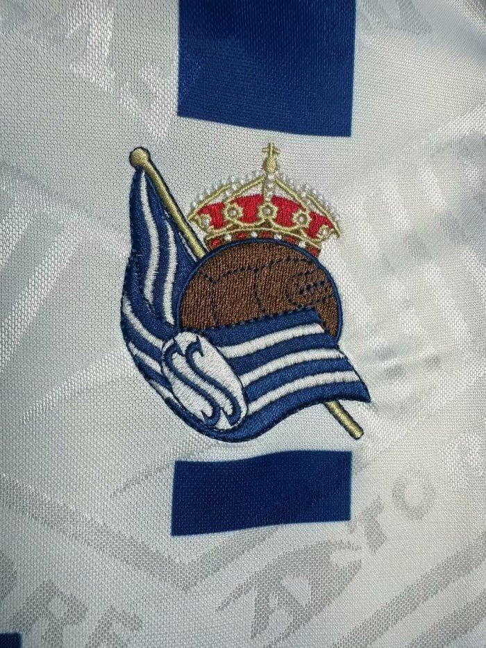 1994-1995 Real Sociedad Home Retro Soccer Jersey