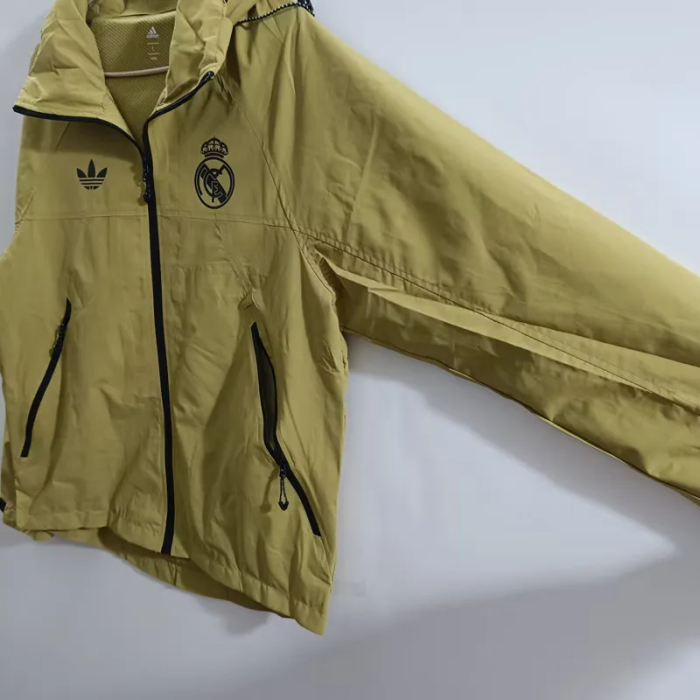 2025 Real Madrid New Pattern Windbreaker