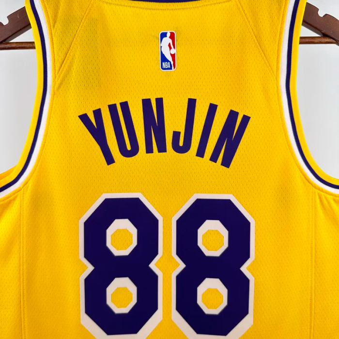 22-23 LAKERS LAKERS #88 Yellow Top Quality Hot Pressing NBA Jersey