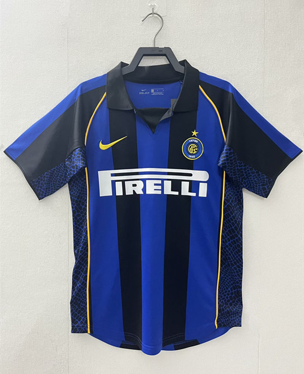 2001-2002 Inter Milan Home Retro Soccer Jersey