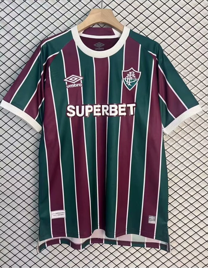 25-26 Fluminense Home Fans Soccer Jersey