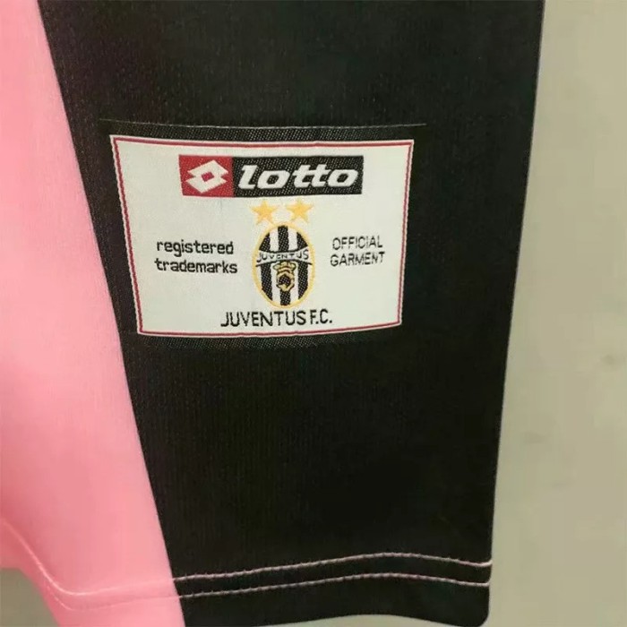 2002-2003 Juventus Pink Retro Soccer Jersey