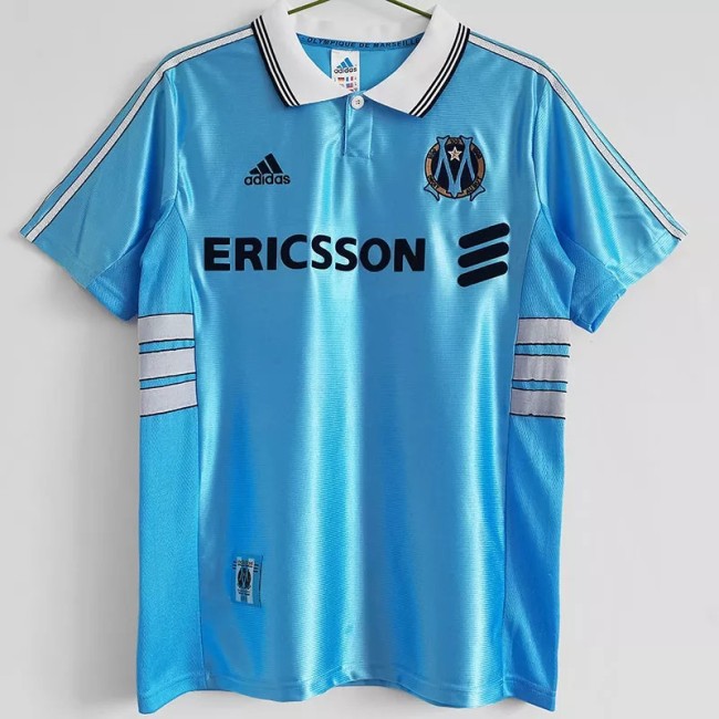 1998-1999 Marseille Away Retro Soccer Jersey
