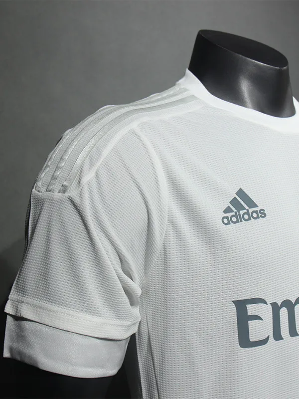 2015-2016 Real Madrid Home Player Version Retro Soccer Jersey